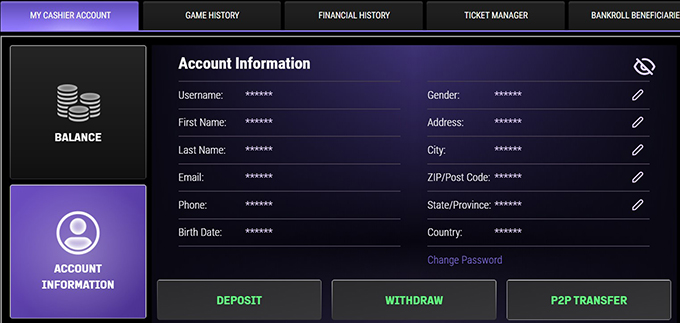 Личная информация