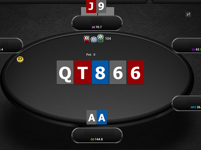 Стрит с флопа