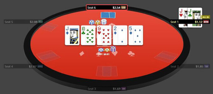 Тройка на флопе