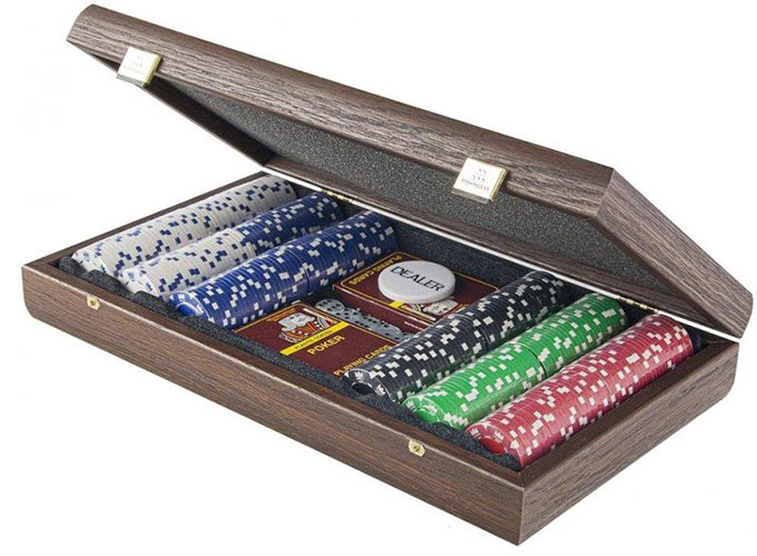 Сет с футляром из натурального дерева