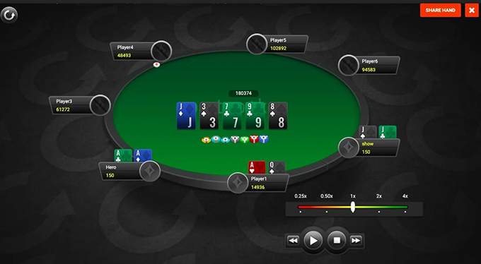 Пример в 3-бет поте