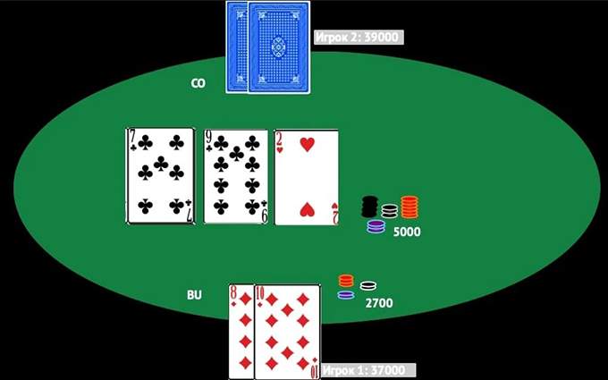 Полублеф с открытым стрит-дро